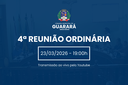 Pauta da 4ª Reunião Ordinária de 23/03/2026
